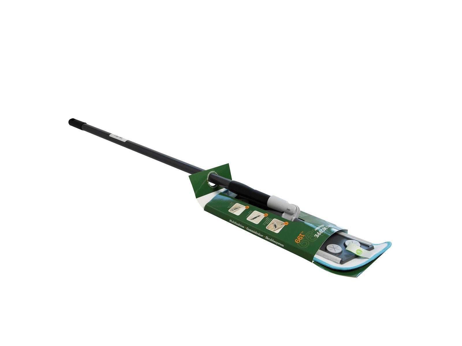 G.Funder Floor mop with telescopic handle and microfiber cloth