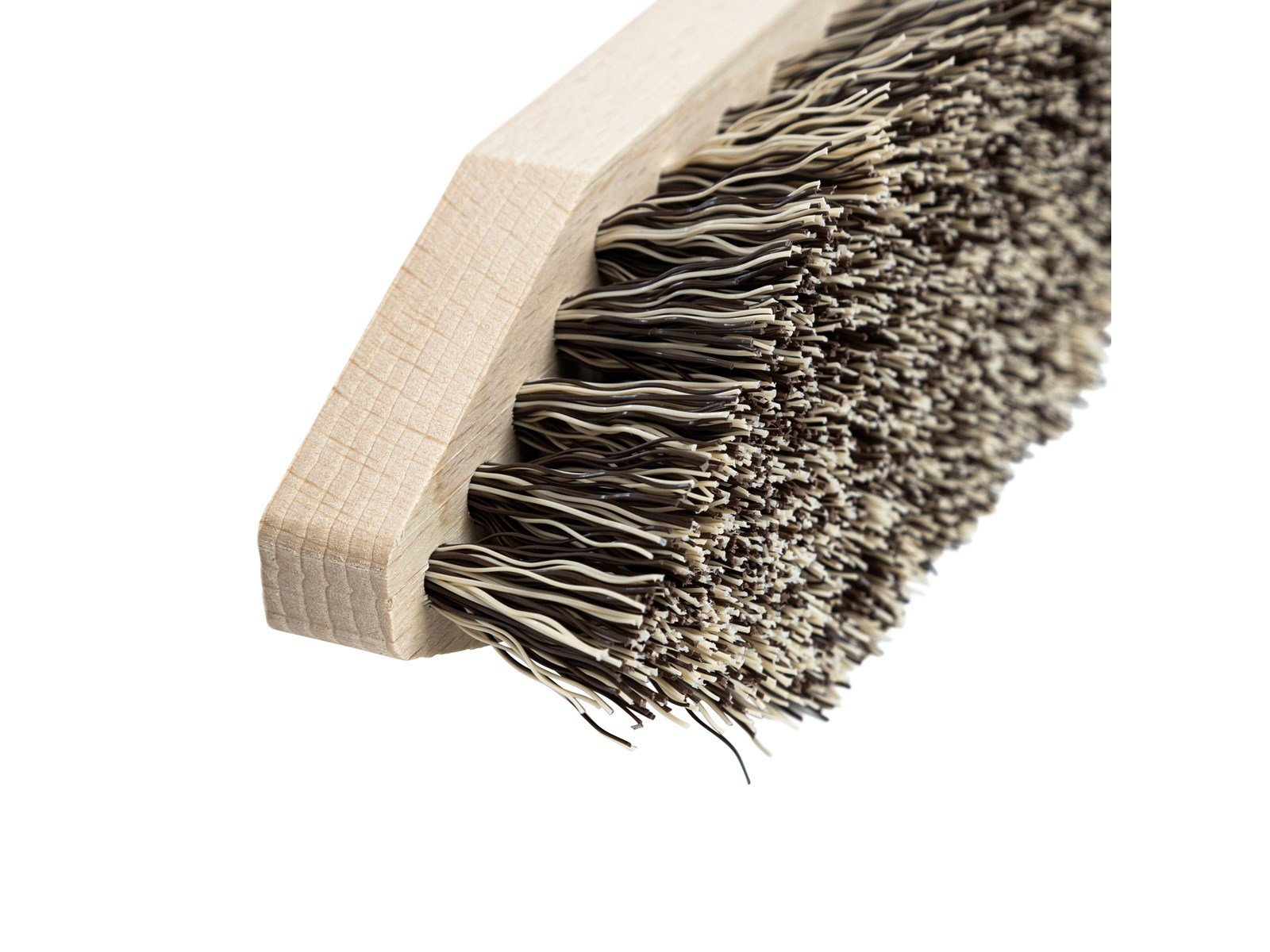 G.Funder Scrubbing brush with mixed straw in FSC® certified wood