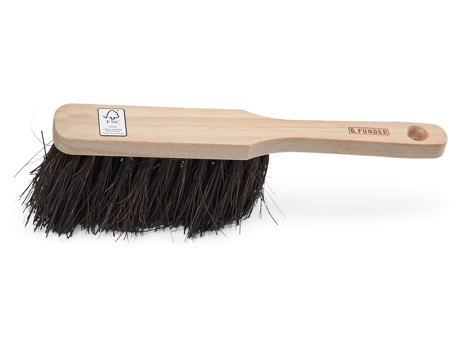 G.Funder Duster broom with stiff arenga bristles and FSC® certified wooden handle