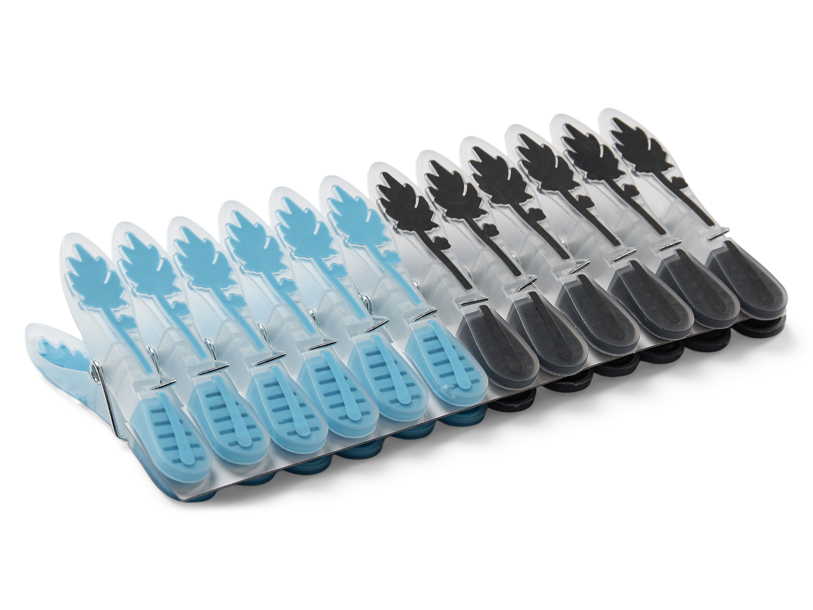 G.Funder Plastic clothespin with rubber grip 12 pcs.