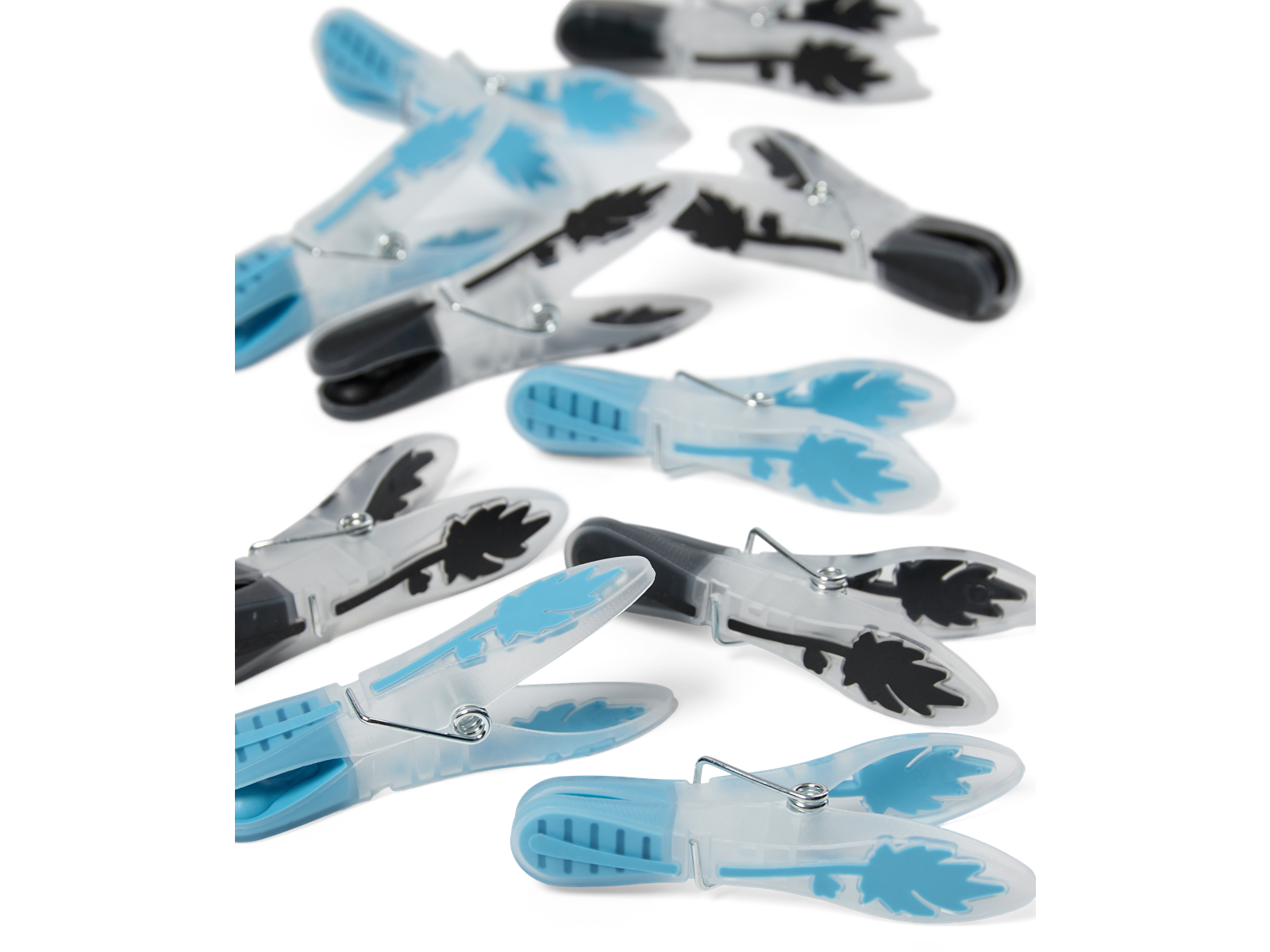 G.Funder Plastic clothespin with rubber grip 12 pcs.