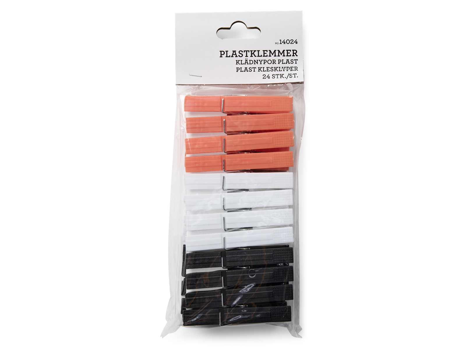 F-Line Plastic clothespin 24 pcs.