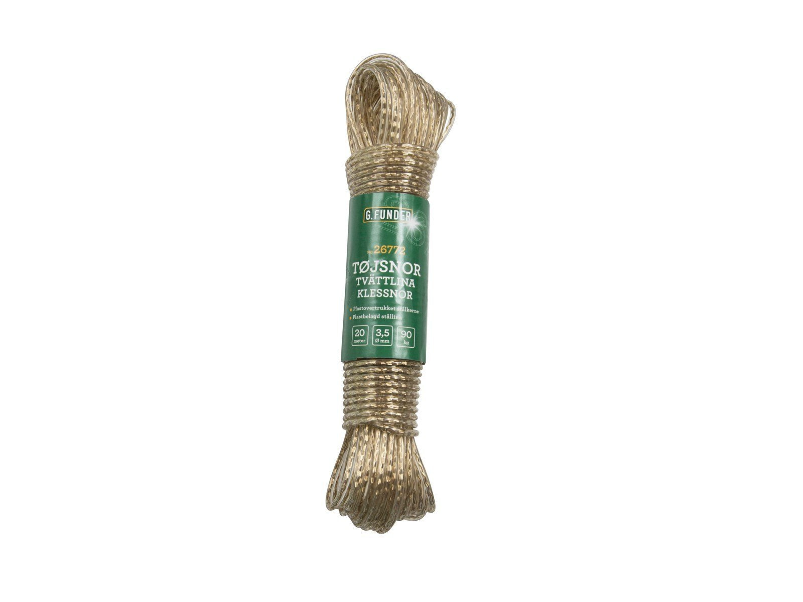 G.Funder Clothesline with steel wire 3.5 mm 20 meters