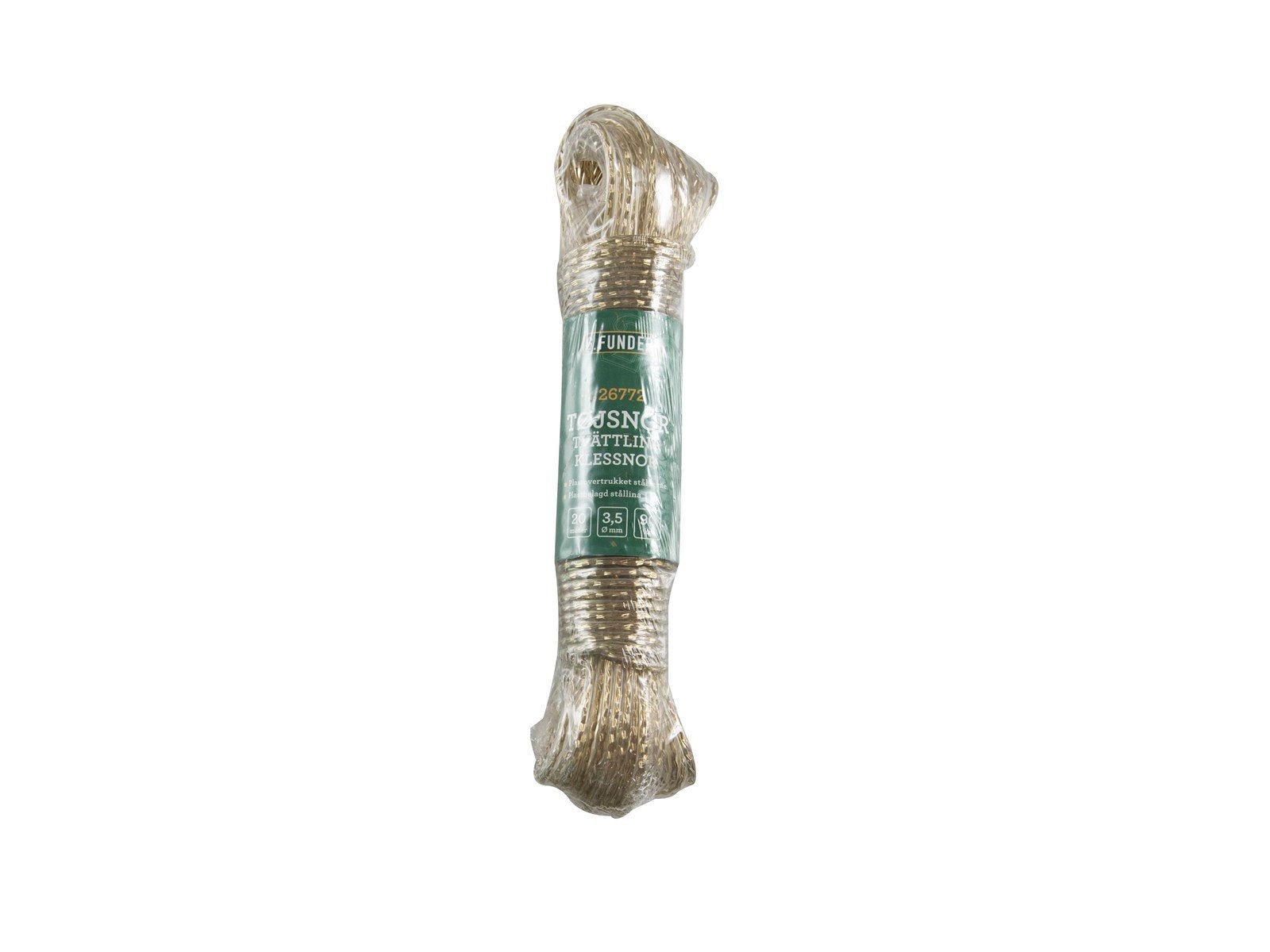 G.Funder Clothesline with steel wire 3.5 mm 20 meters