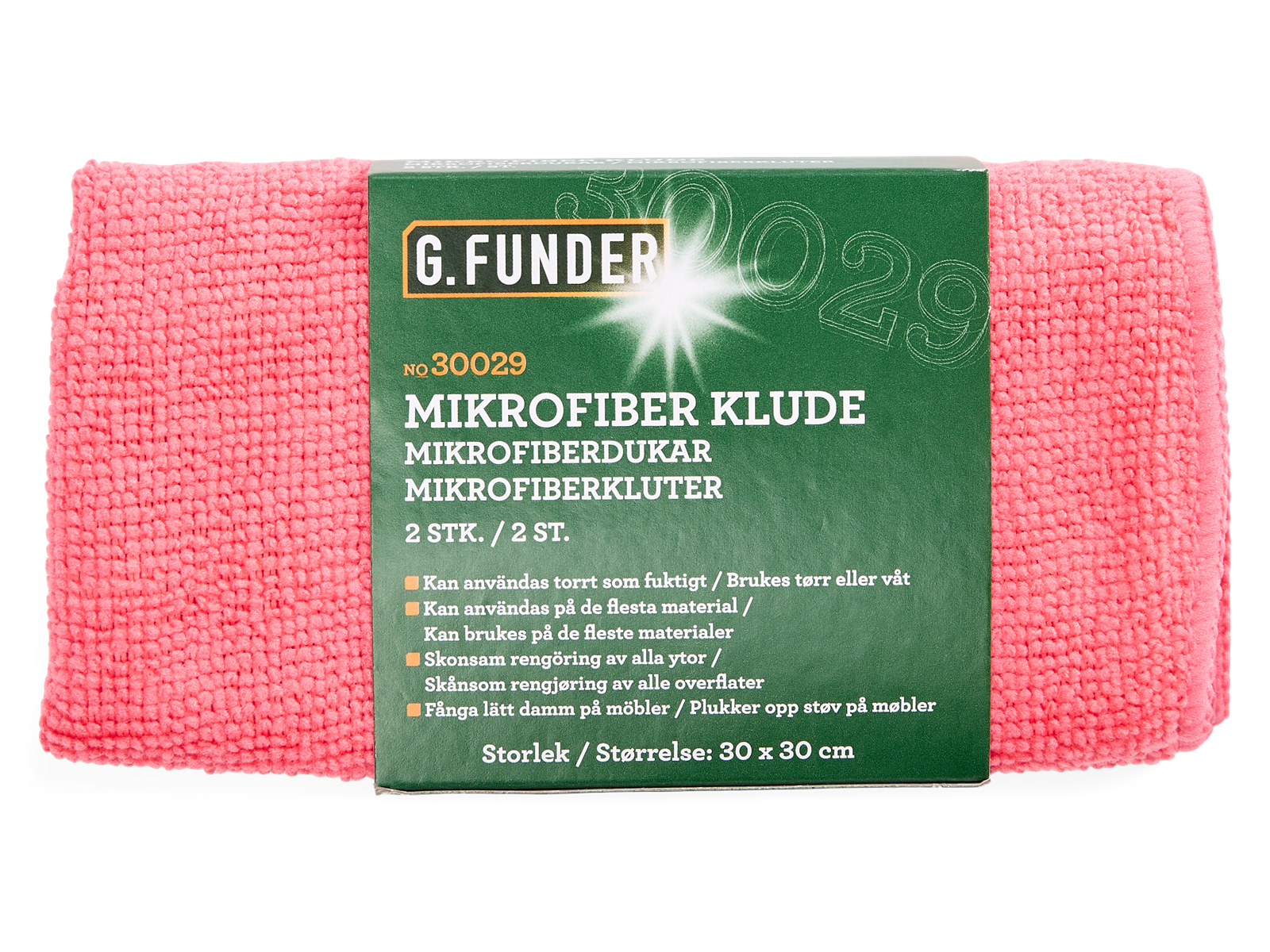 G.Funder Microfiber cloth 2-pack