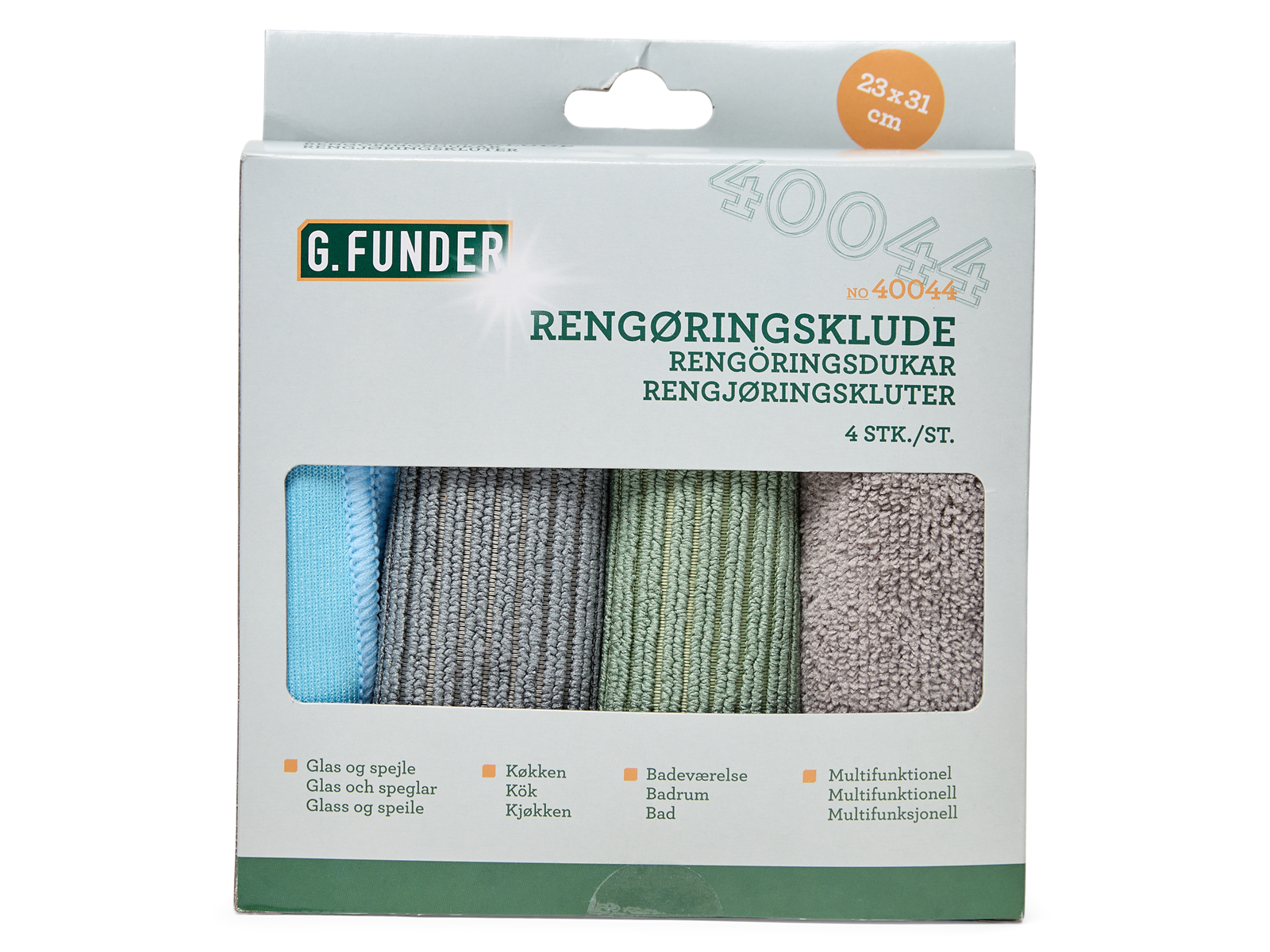 G.Funder Cleaning cloths 4-pack