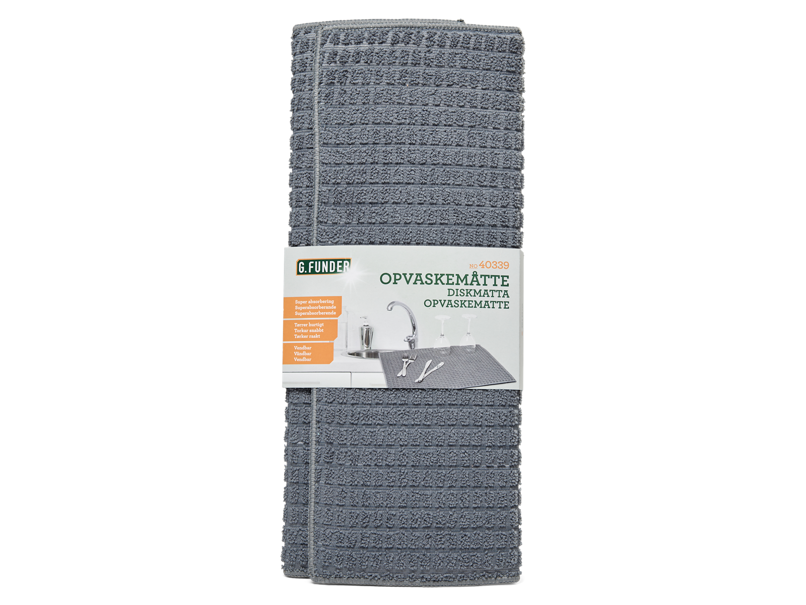 G.Funder Dishwashing mat with foam insert