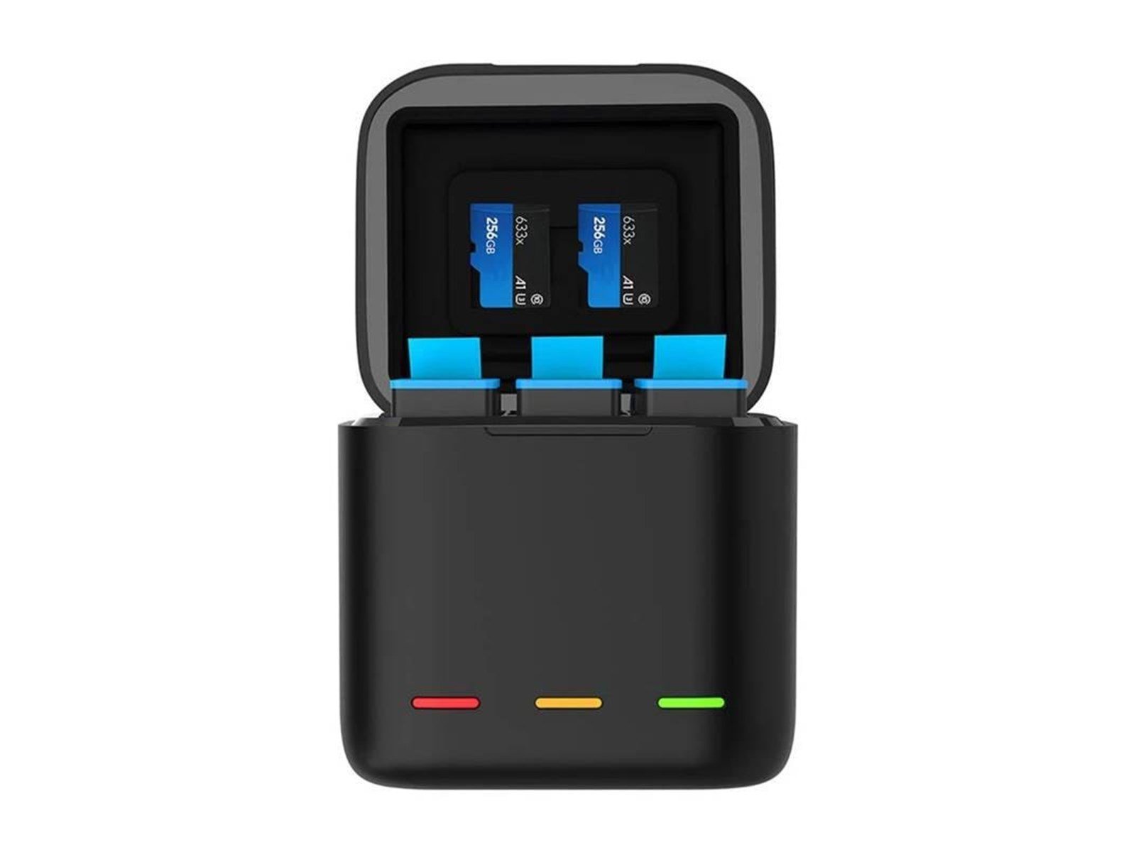 TELESIN triple-channel charger +2 batteries for GoPro Hero 12 / 11 / 10 / 9