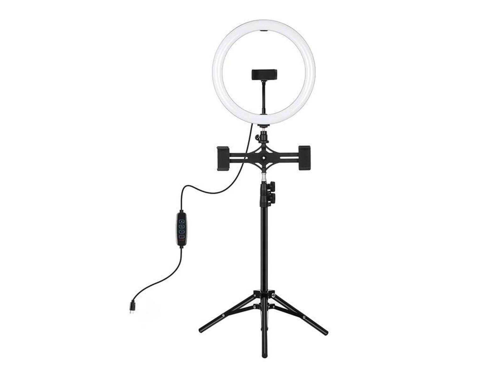 Puluz ring light with tripod and phone holder PKT3099B