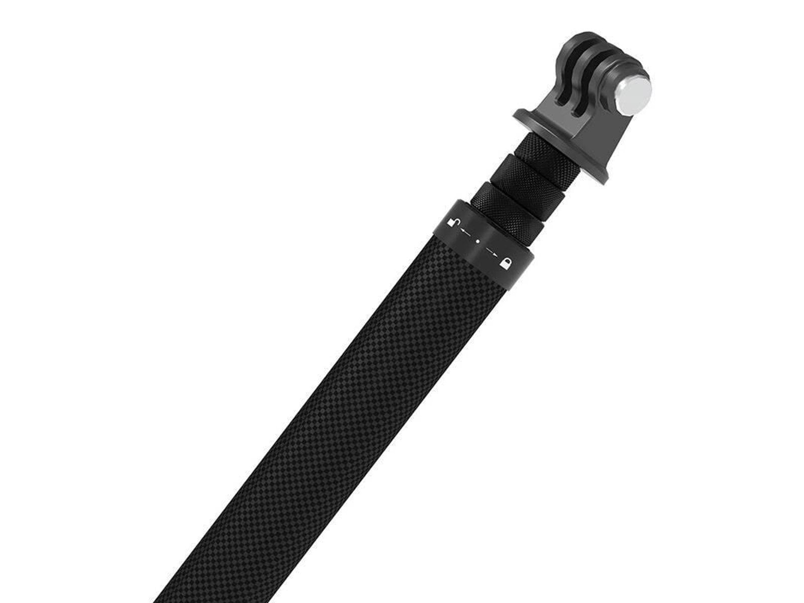 TELESIN 1.16m long carbon fiber selfie stick