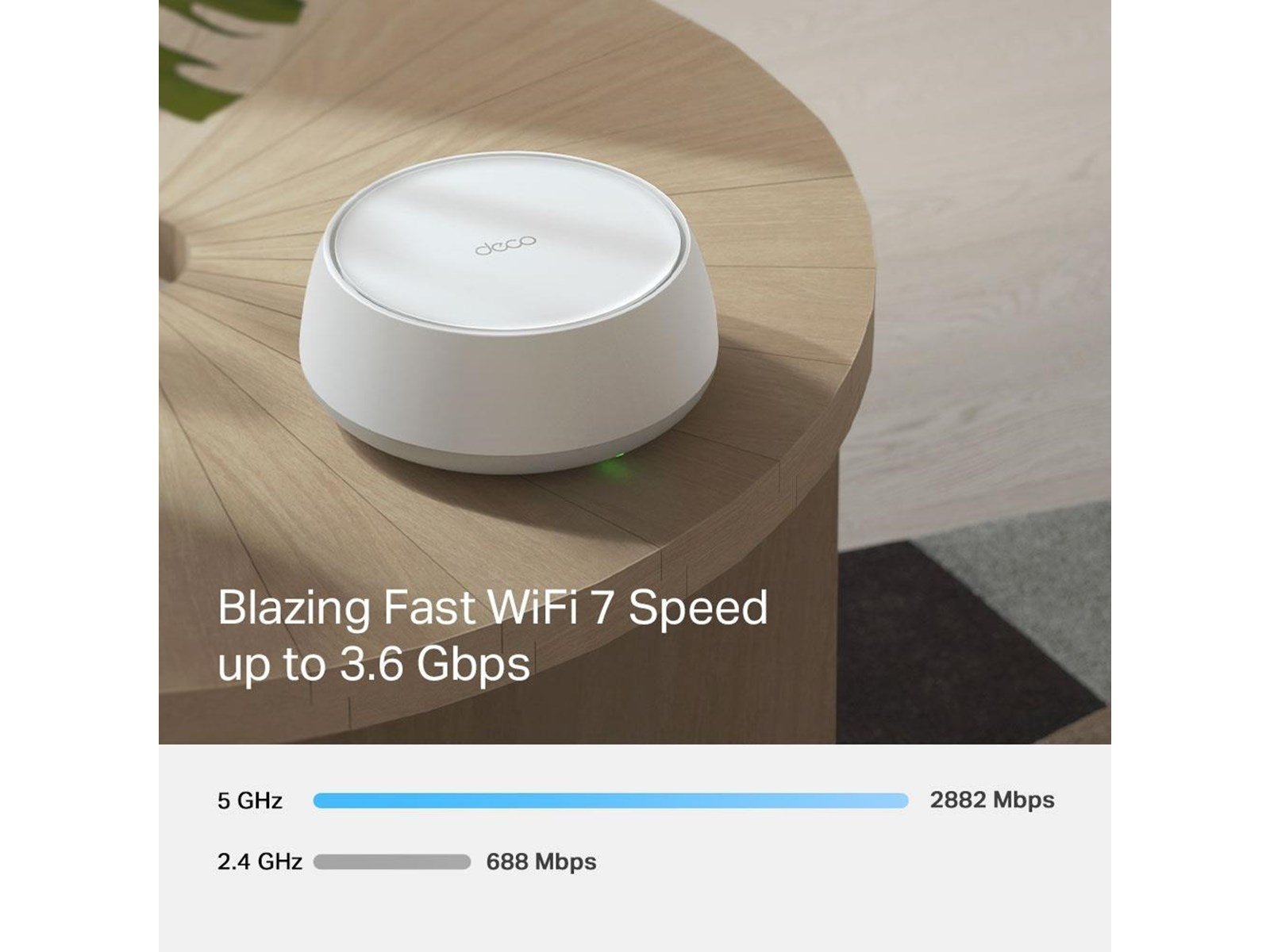 TP-Link Deco BE25 (3-Pack) - Mesh router 802.11a/b/g/n/ac/ax/be (Wi-Fi 7)