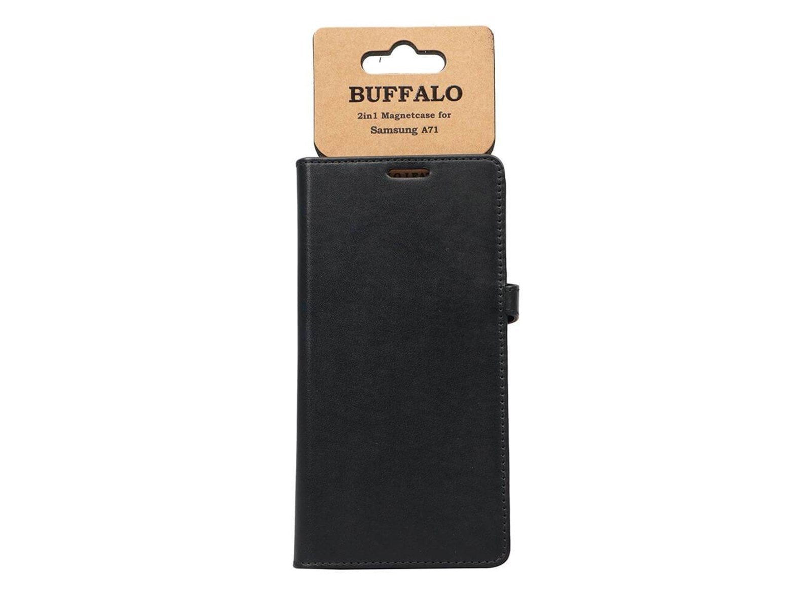 Buffalo Samsung A71 Leather Wallet - Black