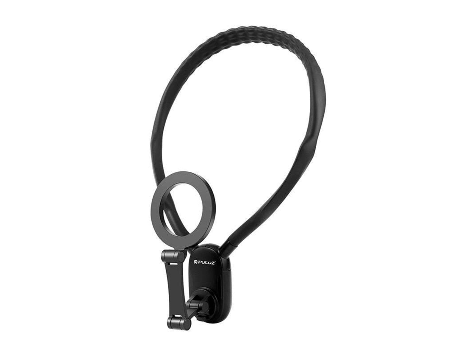 Puluz Magnetic Collar Bracket POV for Action Cameras / Phones (Black)