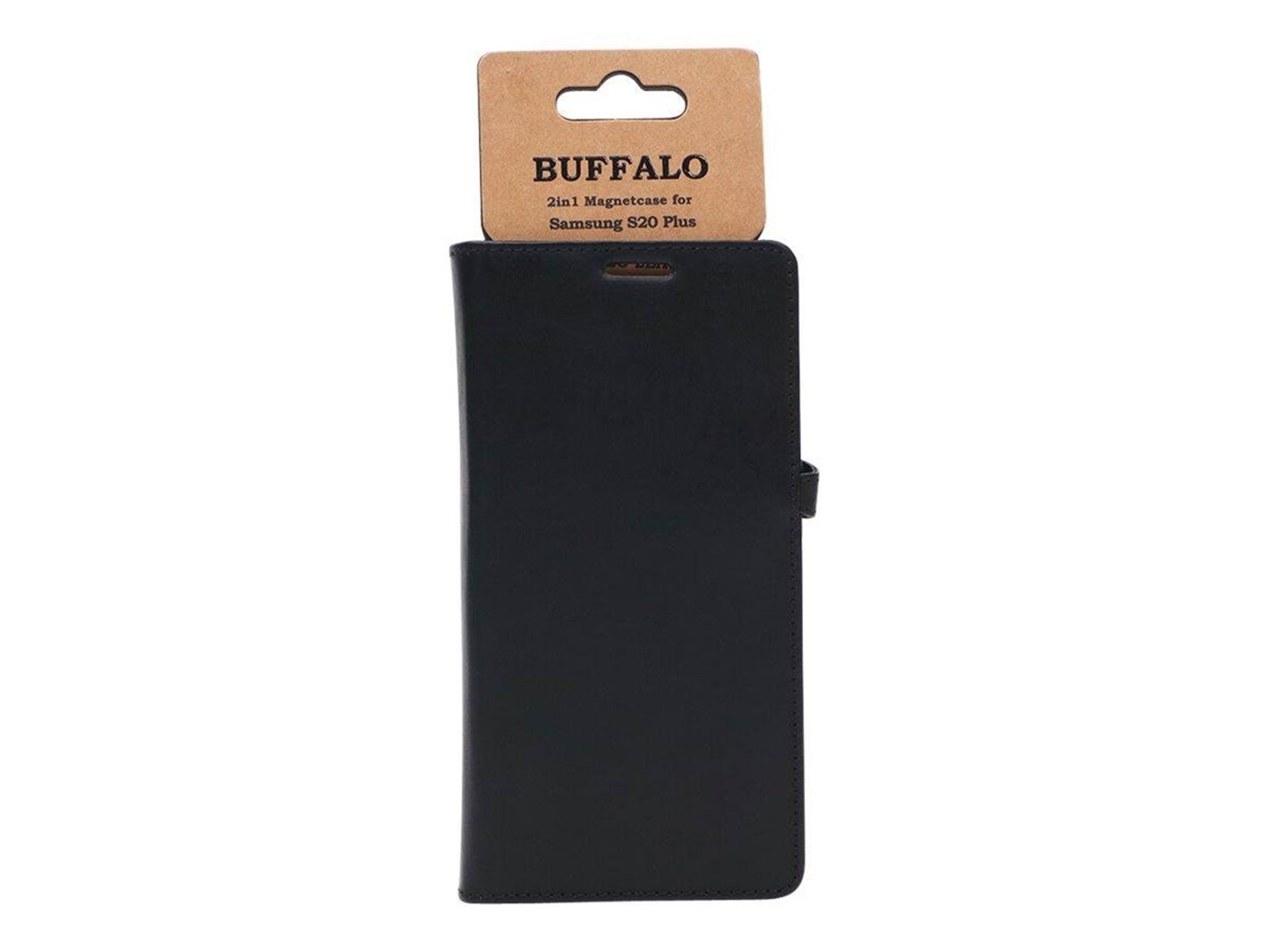 Buffalo Leather Wallet for Samsung S20 Plus - Black