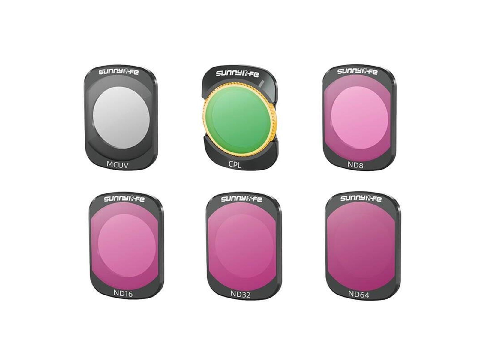 Sunnylife MCUV CPL ND8 ND16 ND32 ND64 filters for DJI Osmo Pocket 3