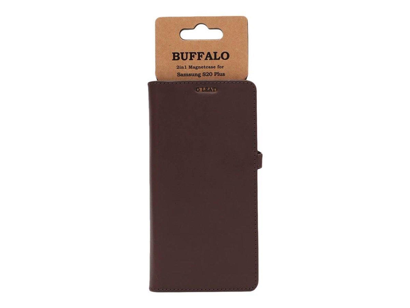 Buffalo Leather Wallet for Samsung S20 Plus - Brown
