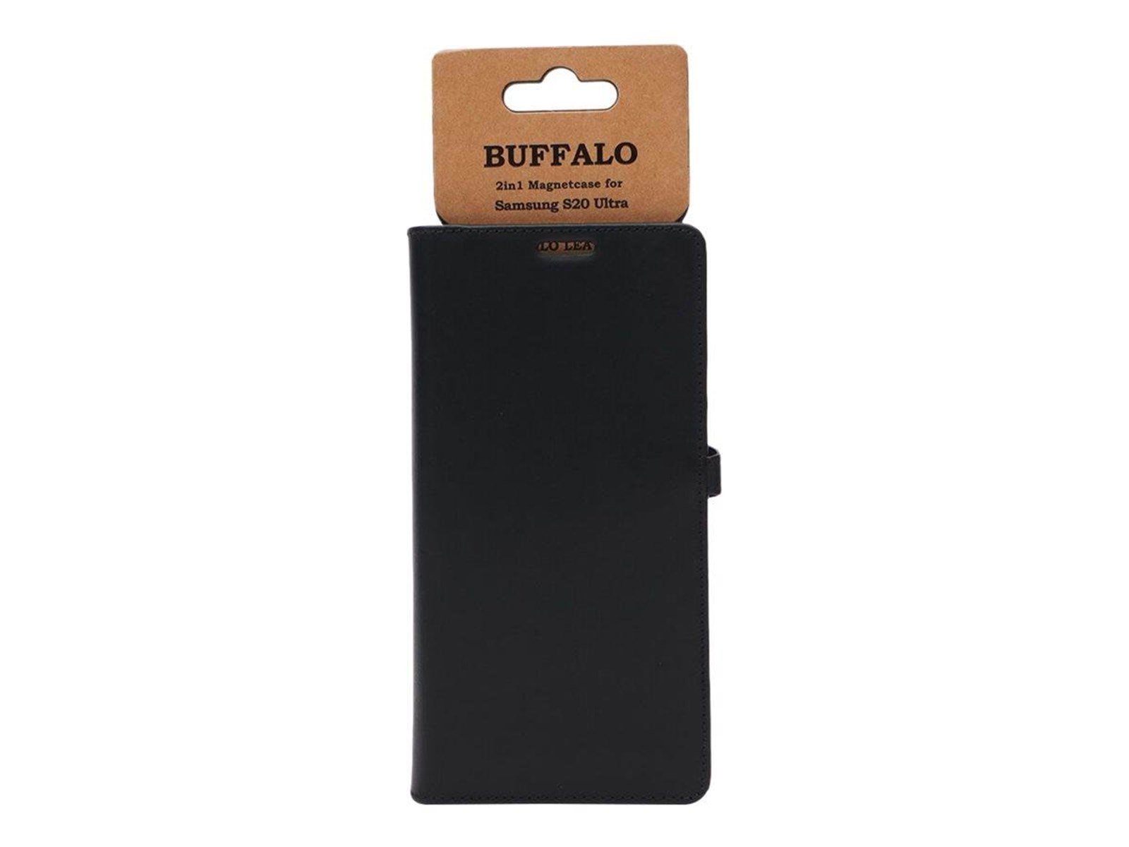 Buffalo Leather Wallet for Samsung S20 Ultra - Black