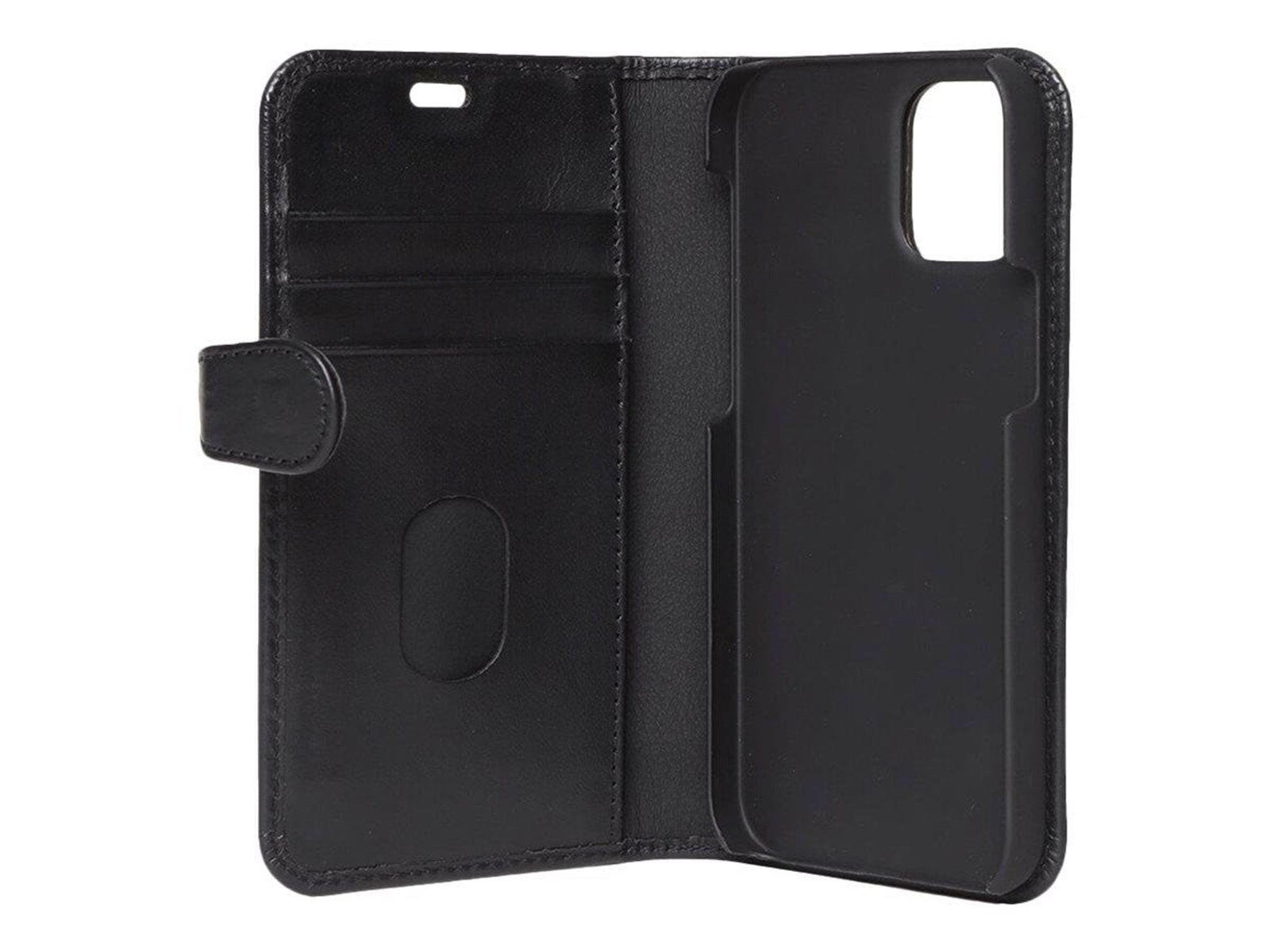 Buffalo Leather Wallet for iPhone 12 Mini - Black