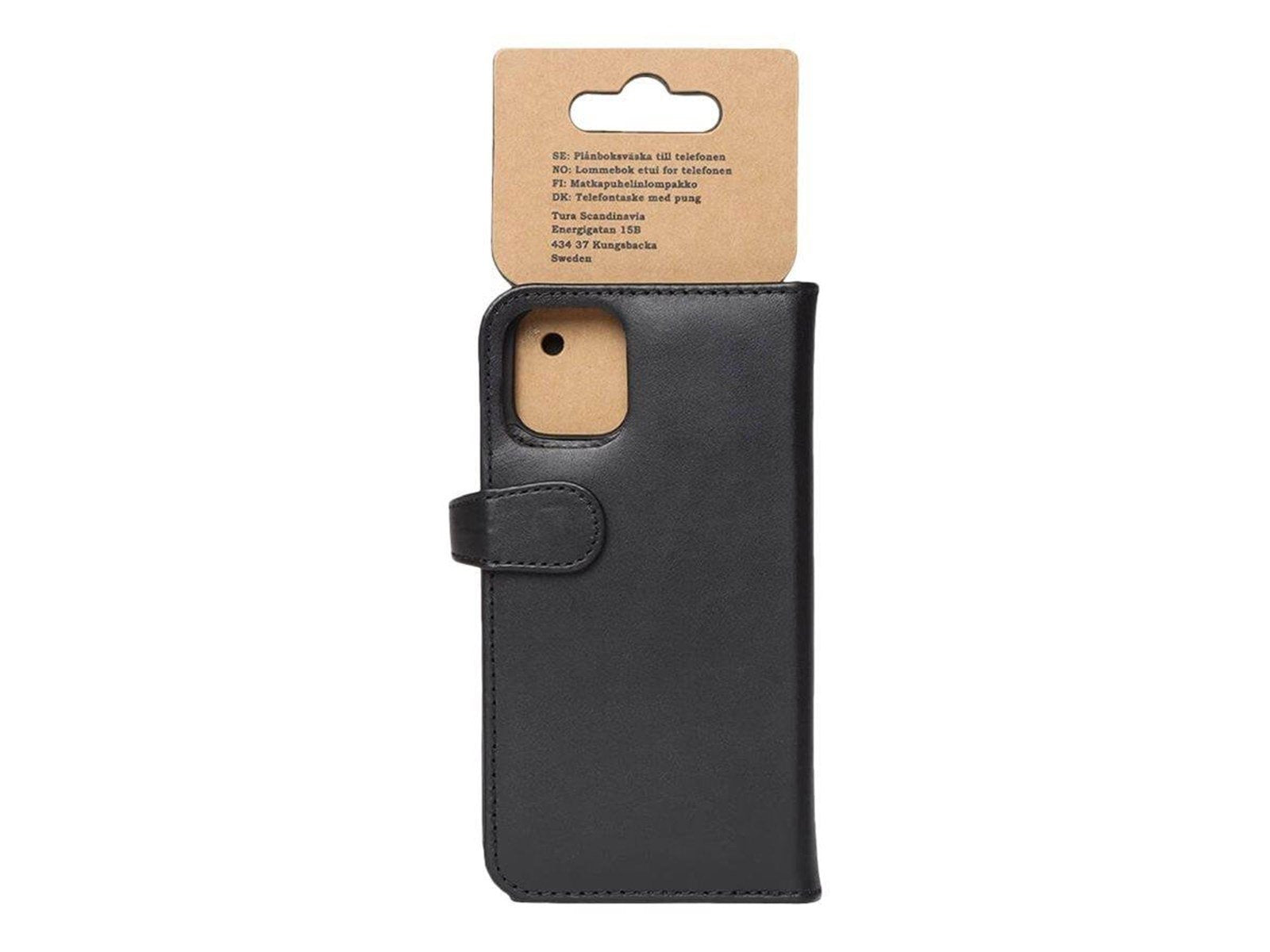 Buffalo Leather Wallet for iPhone 12 Mini - Black