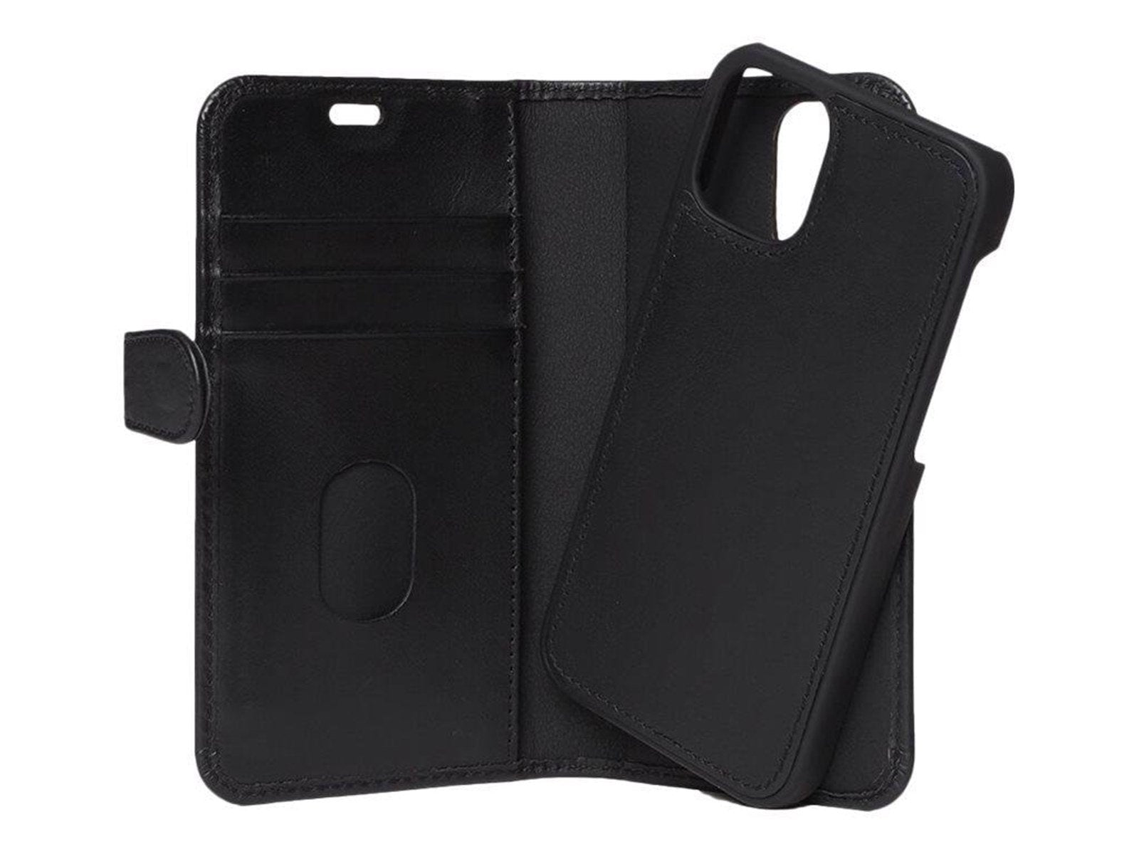 Buffalo Leather Wallet for iPhone 12 Mini - Black