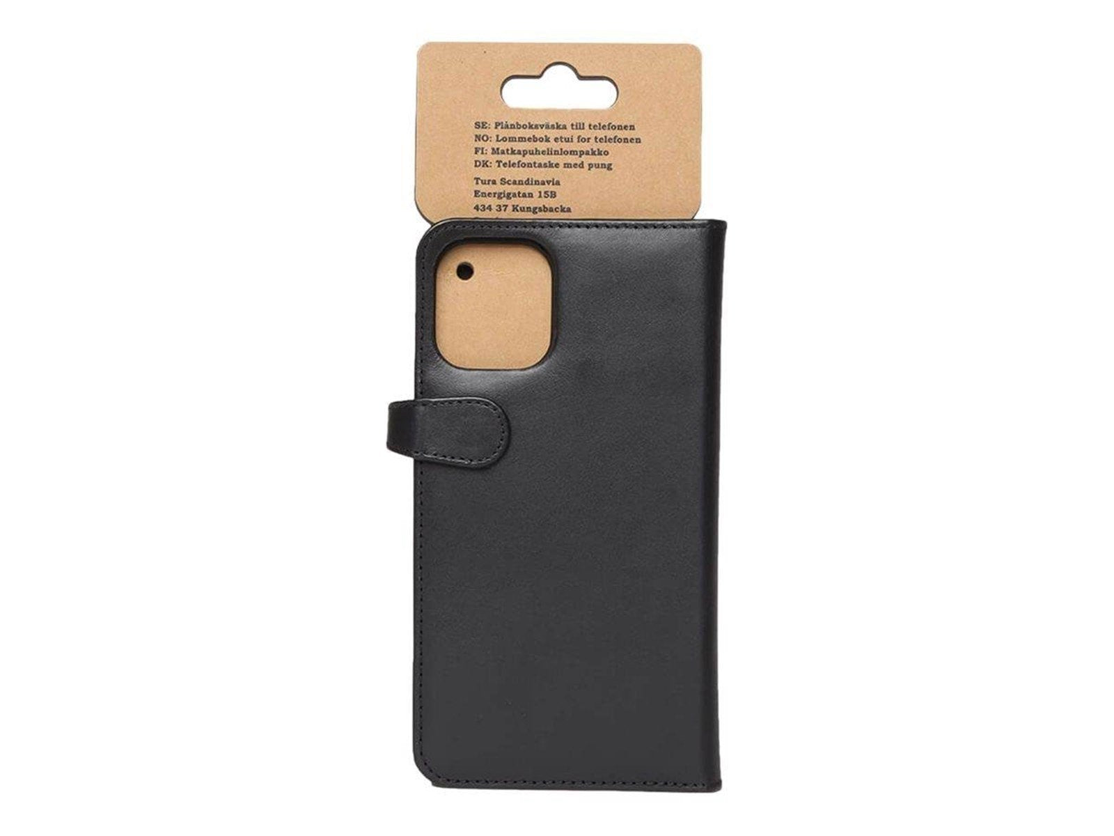 Buffalo Leather Wallet for iPhone 12 Pro Max - Black