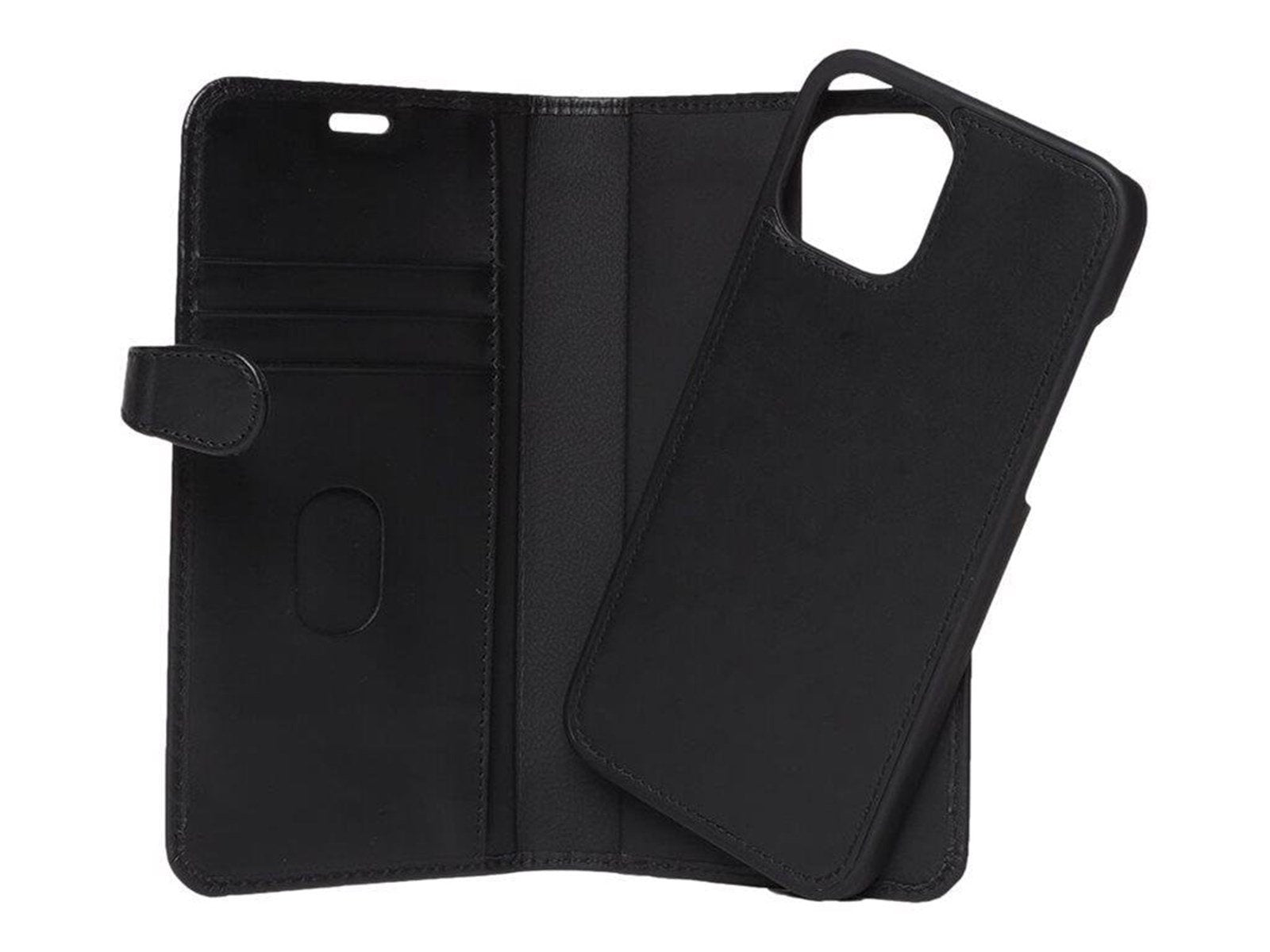 Buffalo Leather Wallet for iPhone 12 Pro Max - Black