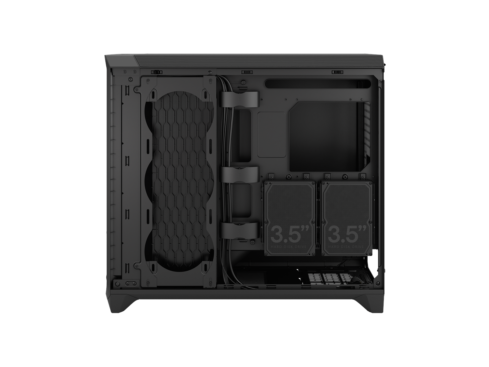 Fractal Design Meshify 3 XL Black Solid - Gehäuse - Miditower - Schwarz