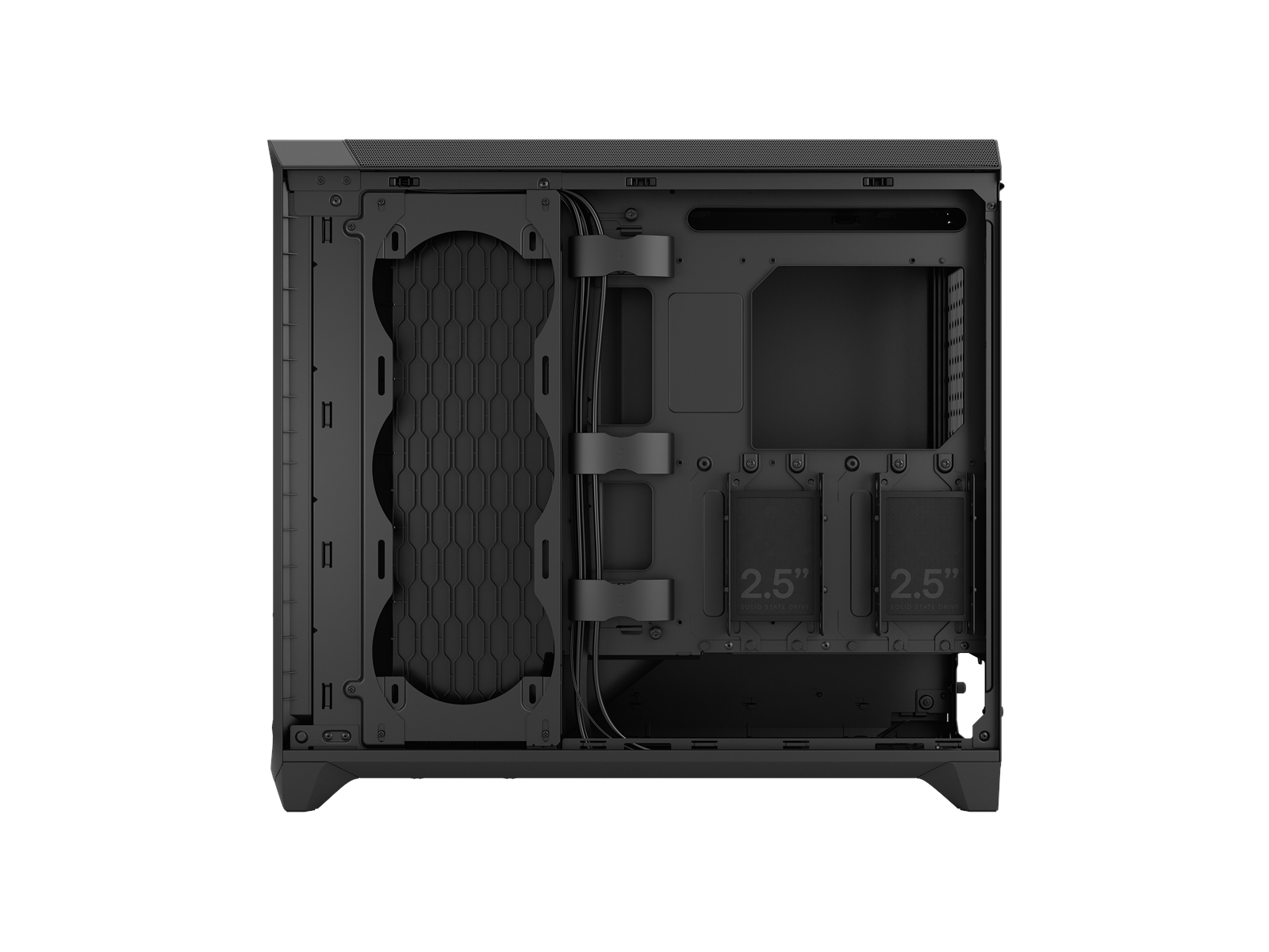Fractal Design Meshify 3 XL Black Solid - Gehäuse - Miditower - Schwarz