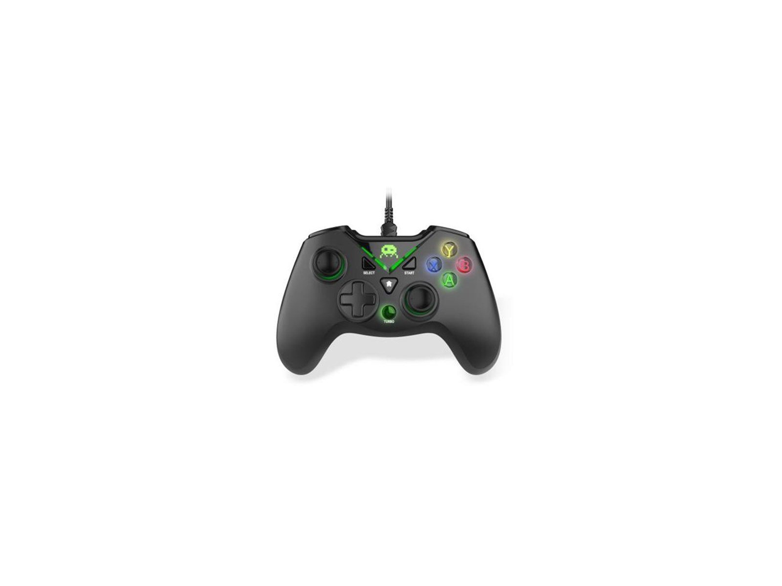 Freaks And Geeks Black Wired Controller for PC with 3M Cable - Wired Controller - PC