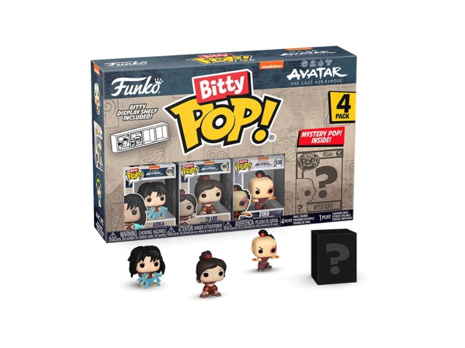 Funko! - Bitty POP Avatar The Last Airbender Series 2 - 4 pack - Figur