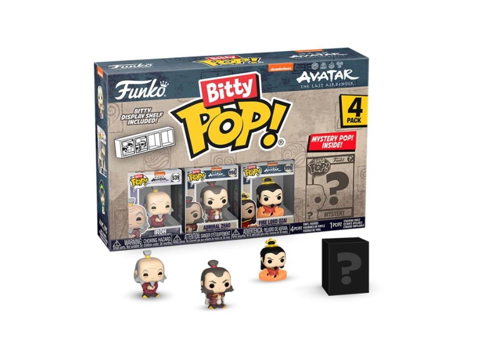 Funko! - Bitty POP Avatar The Last Airbender Series 3 - 4 pack - Figur