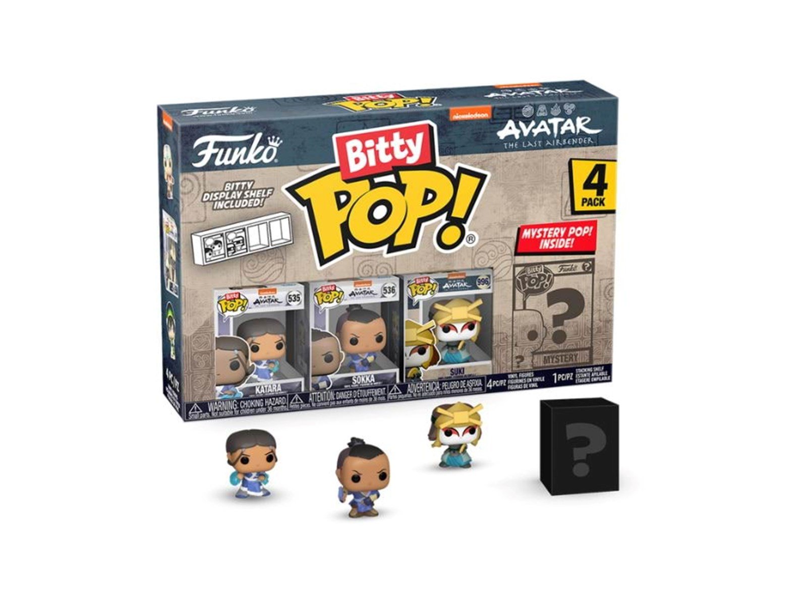 Funko! - Bitty POP Avatar The Last Airbender Series 4 - 4 pack - Figur
