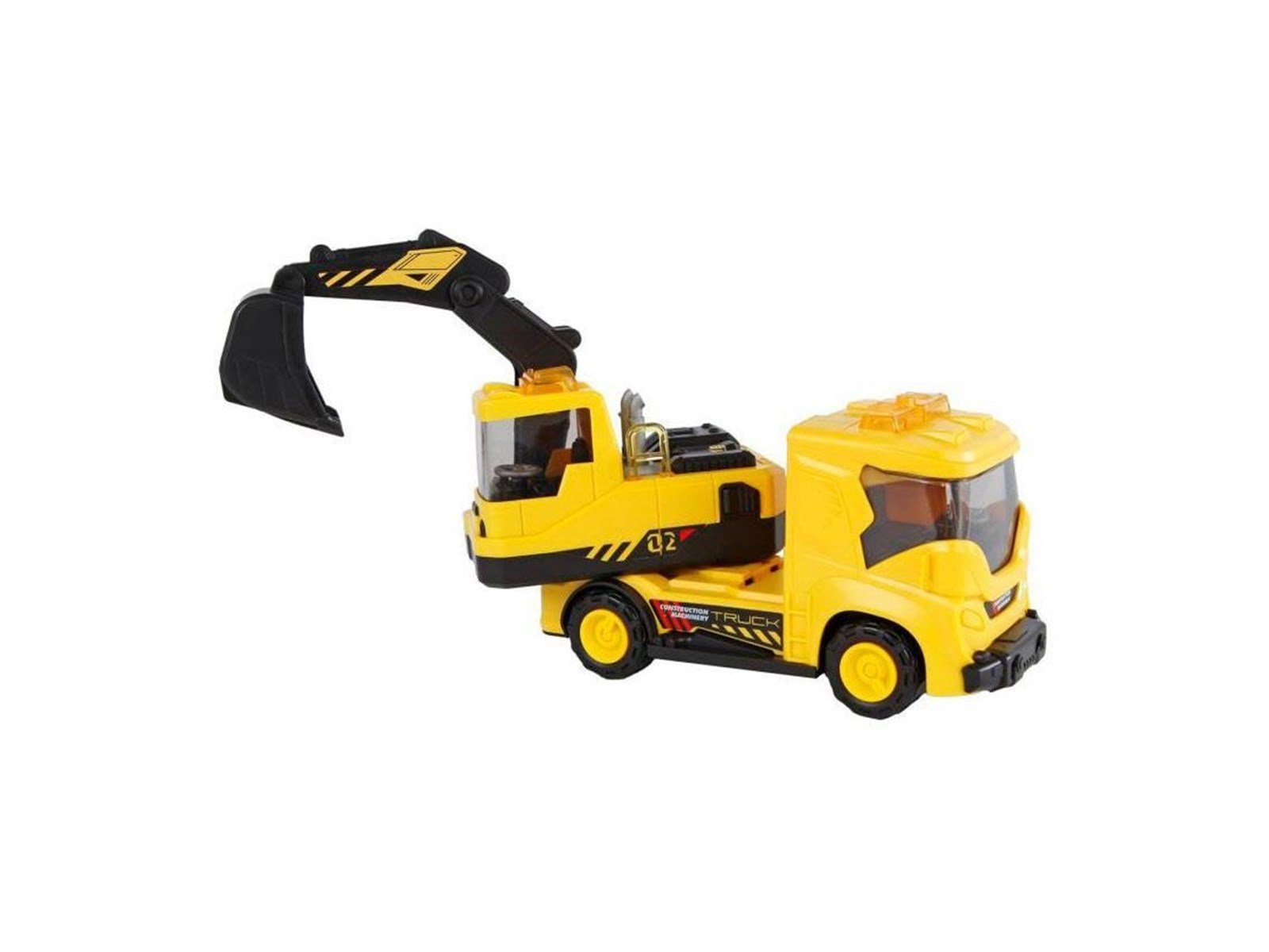 2-Play Traffic - 2-Play Work Vehicle Excavator Friction with Light and Sound