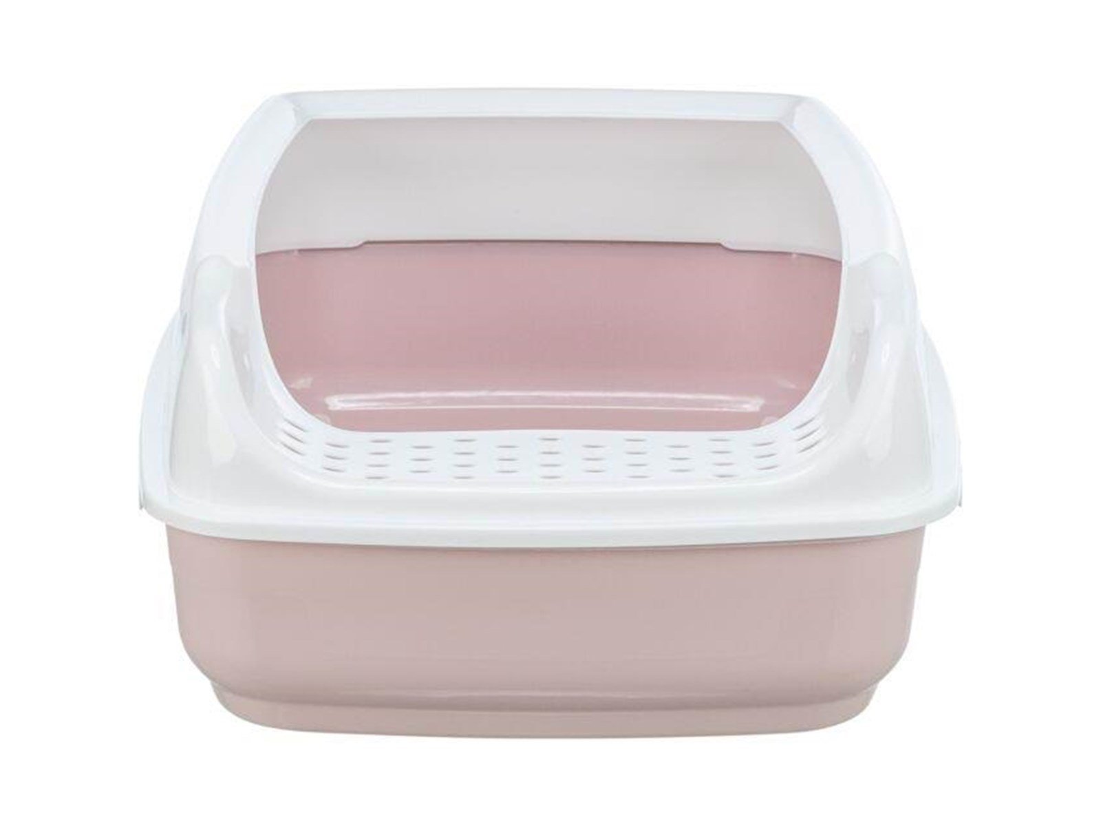 Trixie Delio Cat Litter Tray Rim Light Lilac/White