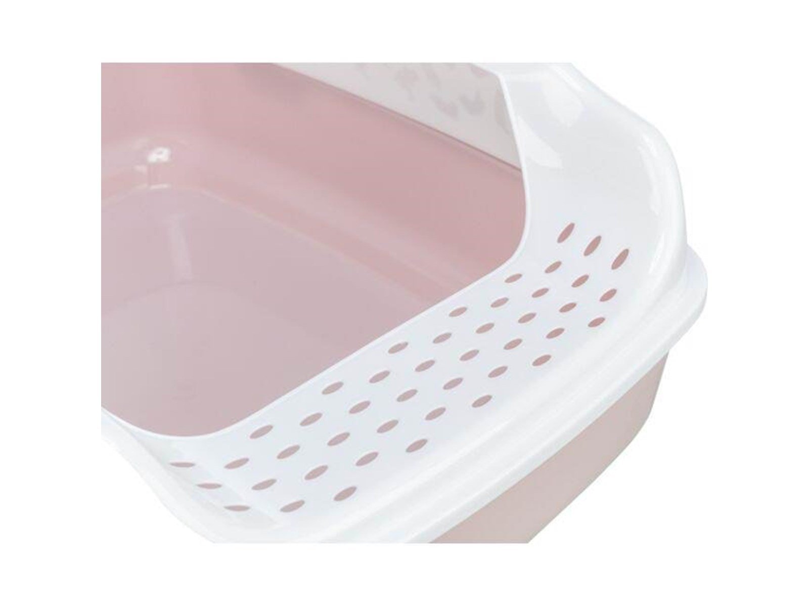 Trixie Delio Cat Litter Tray Rim Light Lilac/White