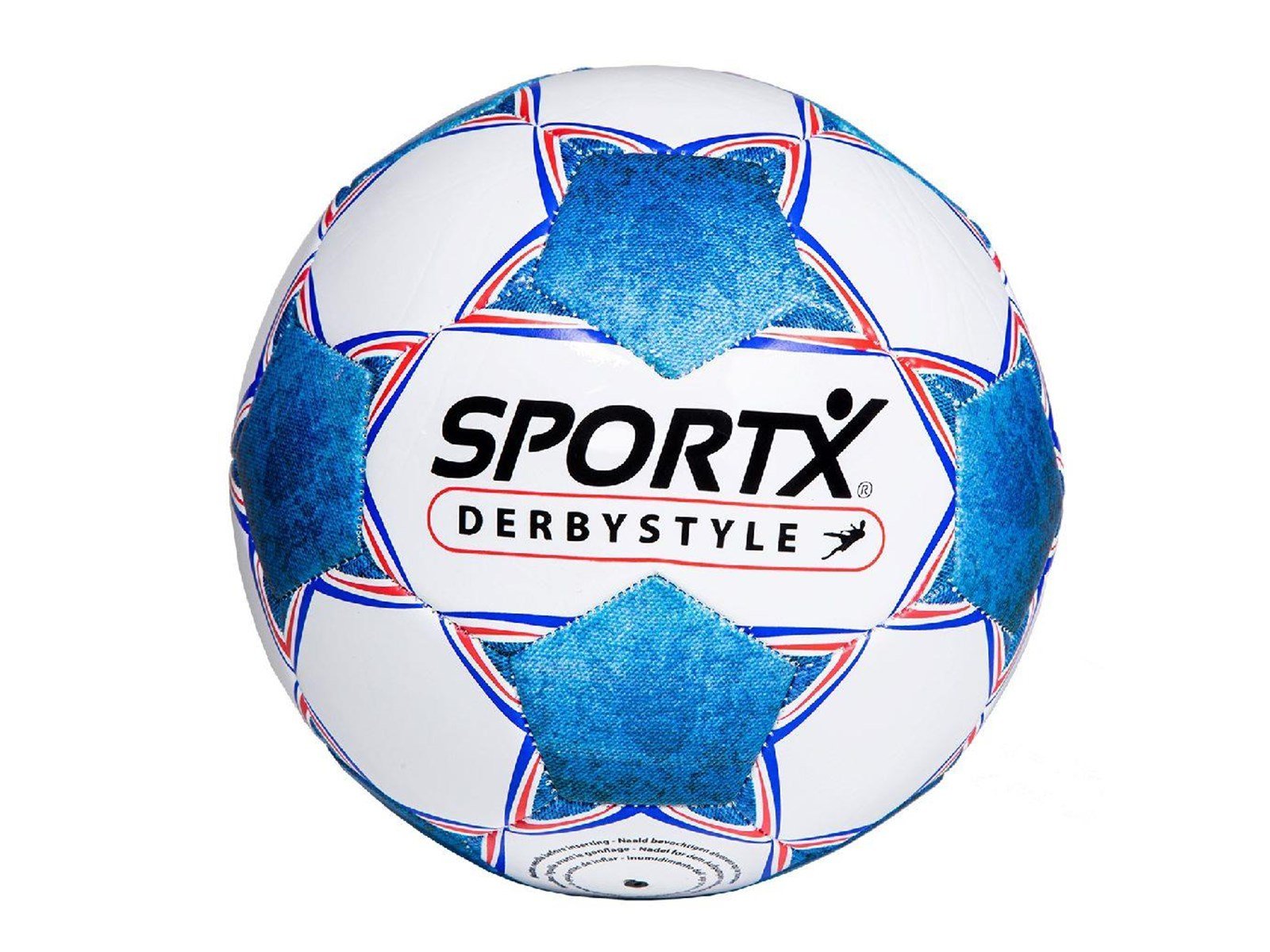 SportX - Football Derbystyle Blue White 330-350gr