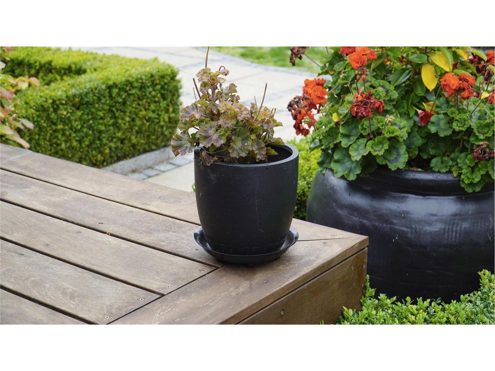 Homeit HOME it ® Planteunderskål Ø15.5 cm sort