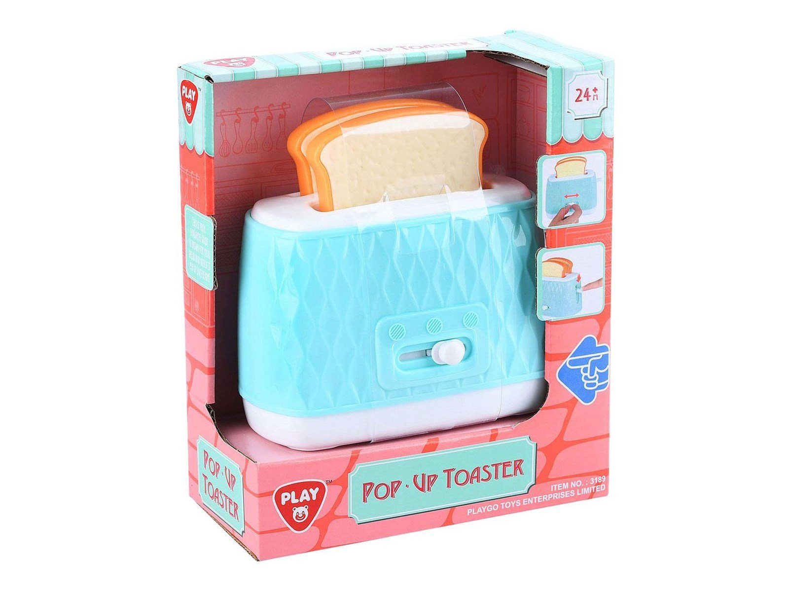 PLAY - Toaster Playset 3pcs.