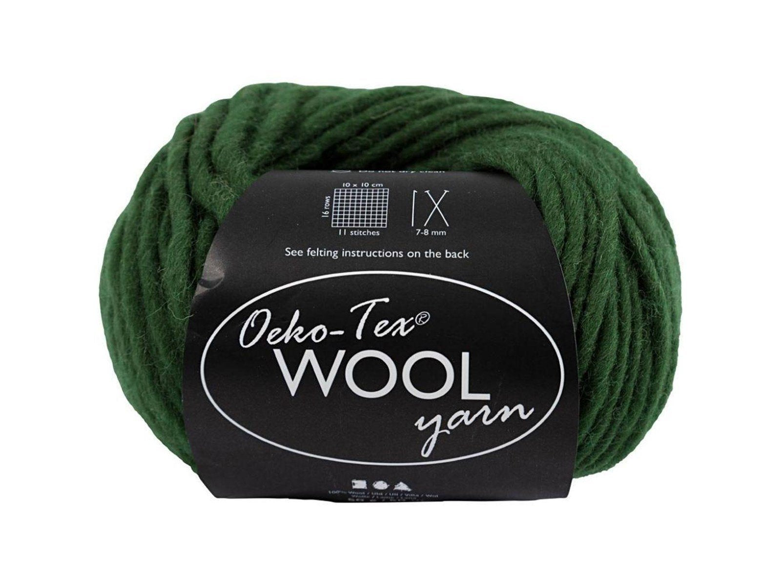 Creativ Company Wool yarn Green 50m