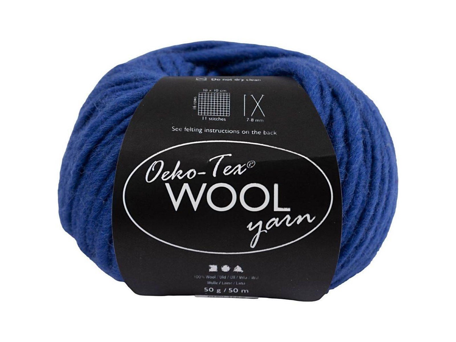 Creativ Company Wool yarn Blue 50m