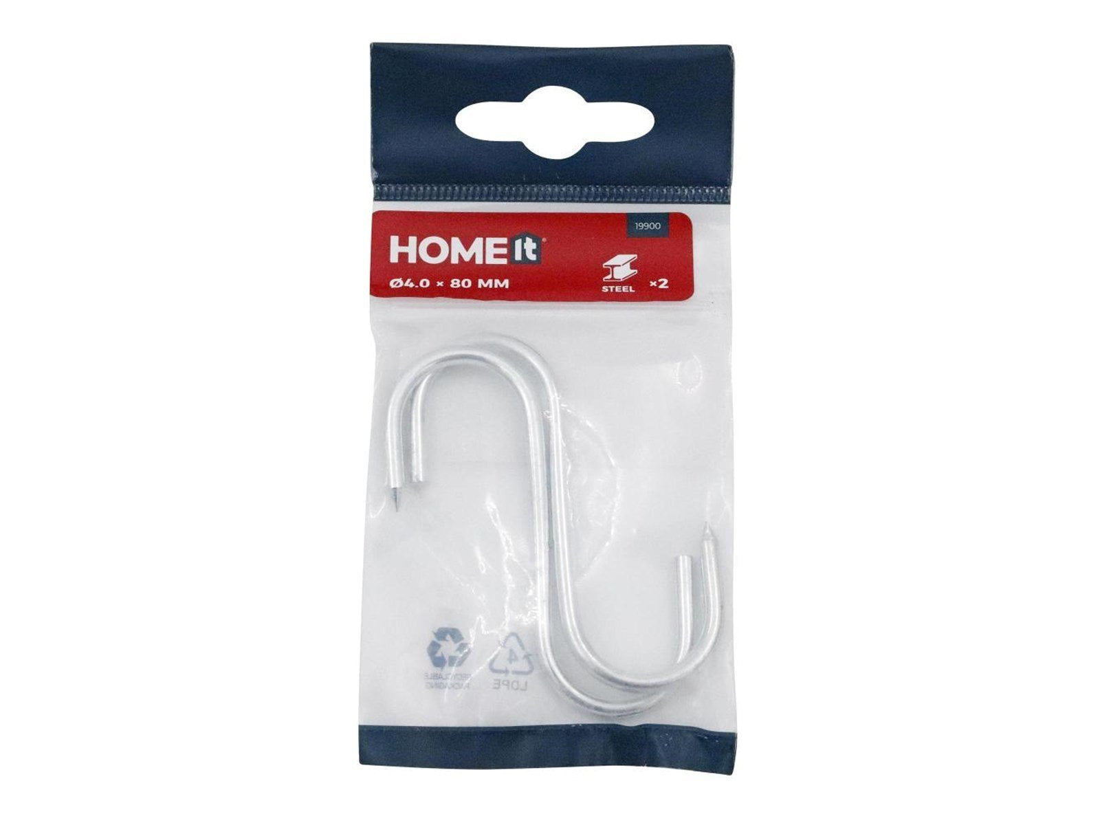 Homeit HOME It® Kødkrog 4.0 x 80 mm zinkbelagt carbonstål