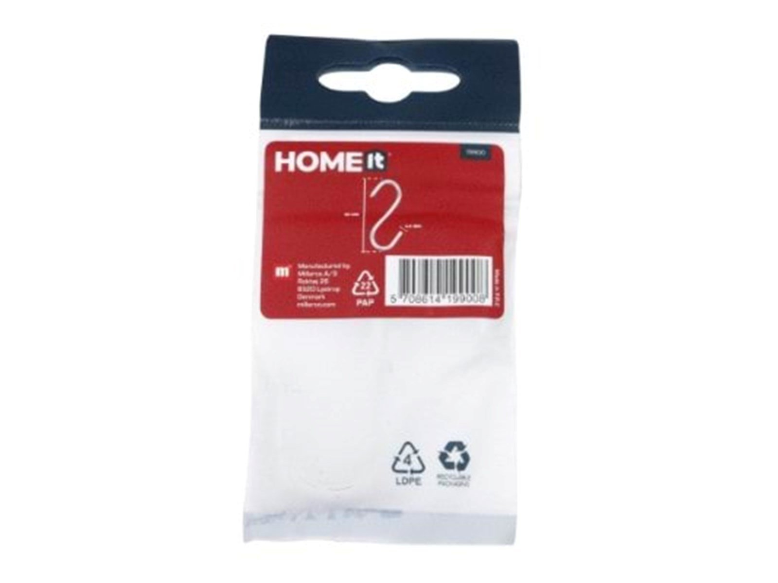 Homeit HOME It® Kødkrog 4.0 x 80 mm zinkbelagt carbonstål