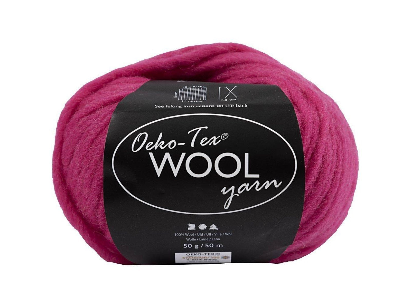 Creativ Company Wool yarn Pink 50m