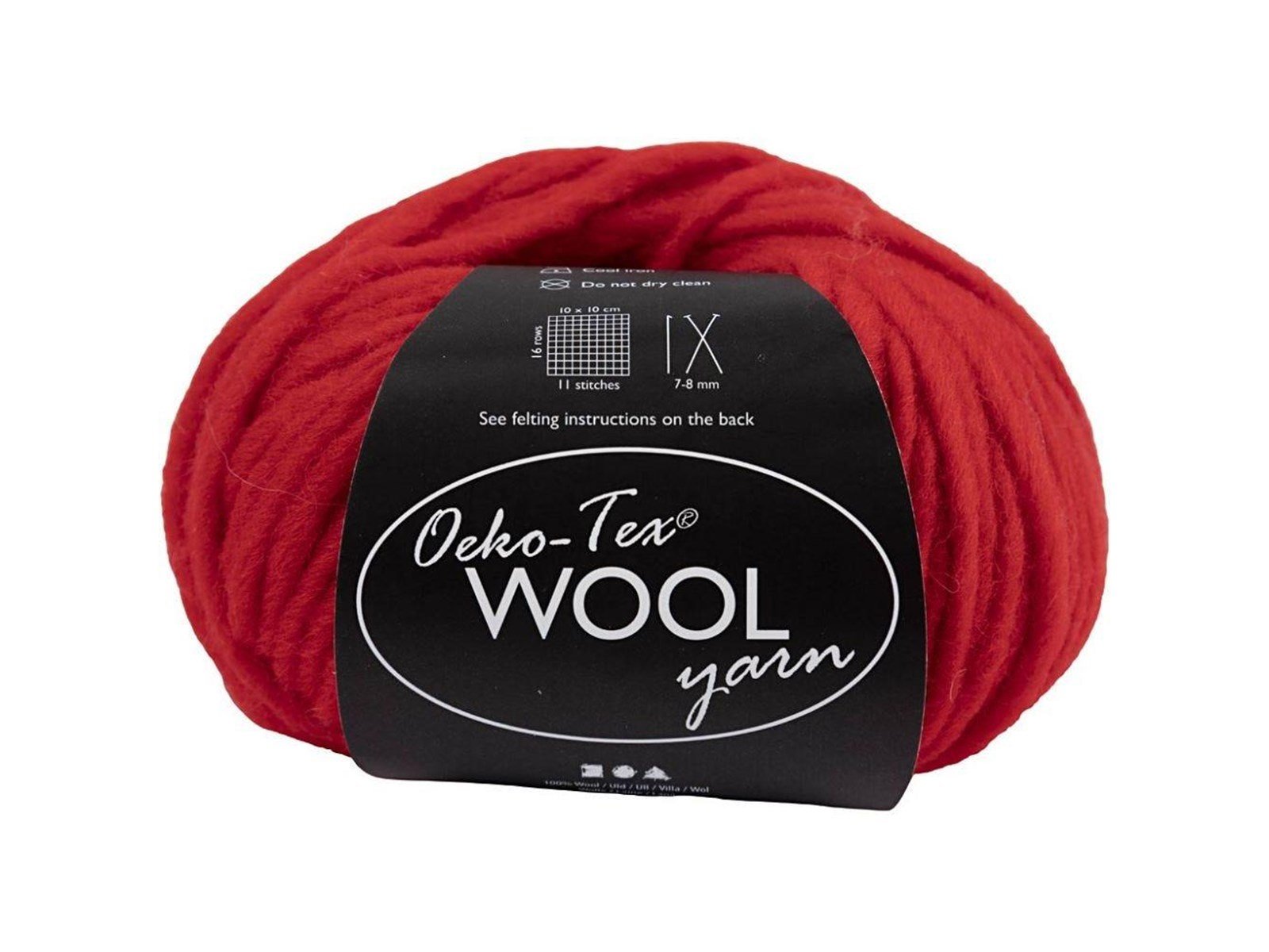 Creativ Company Wool yarn Red 50m