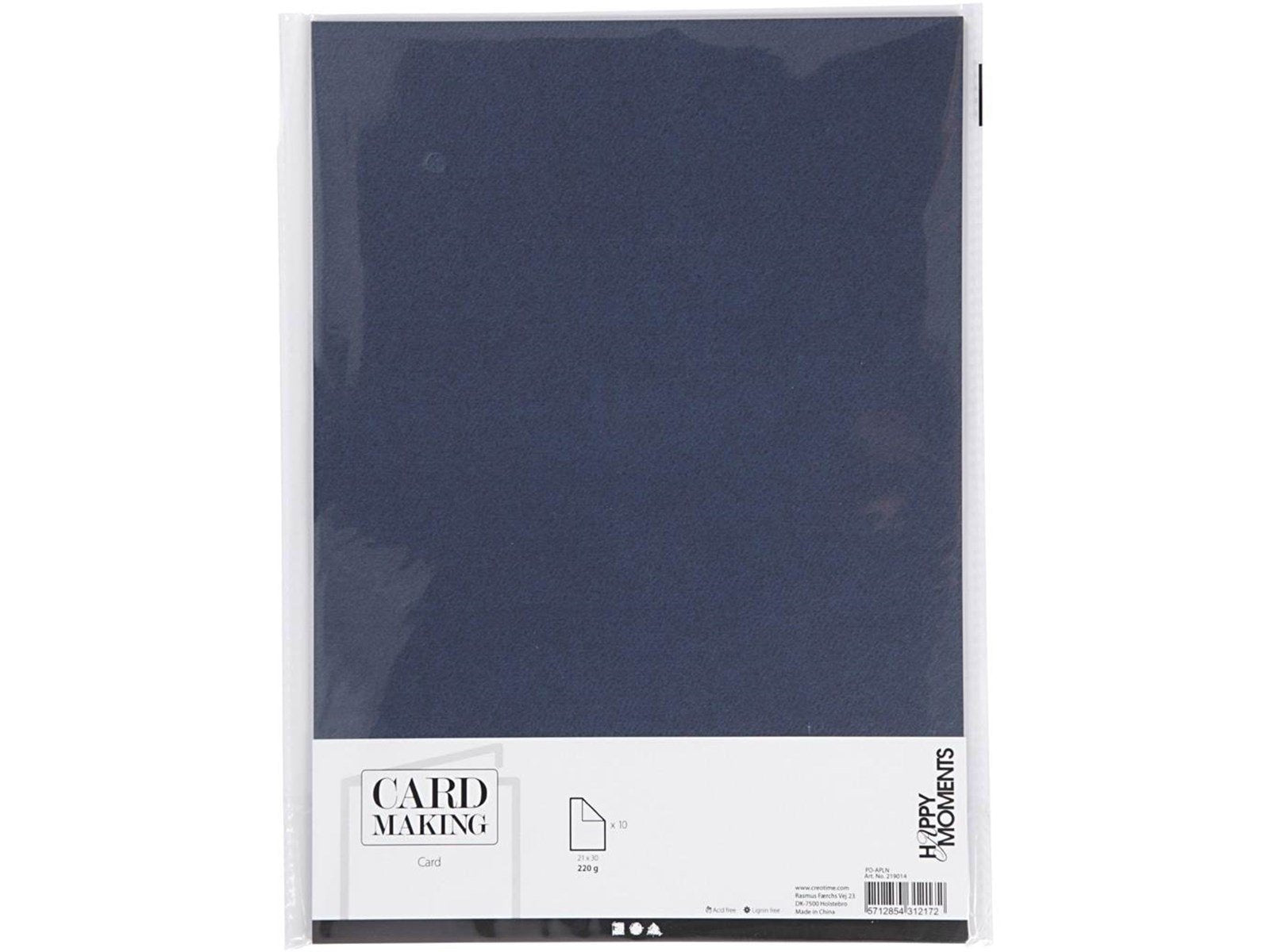 Creativ Company - Cardboard Blue A4 220g 10 pcs.
