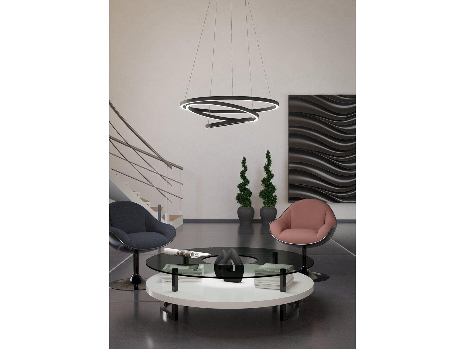 EGLO LOBINERO-Z pendant, black