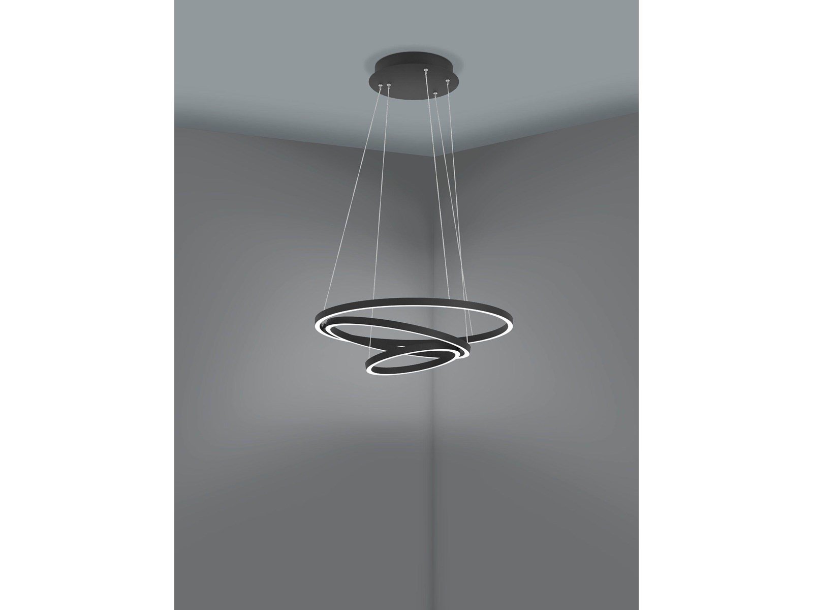 EGLO LOBINERO-Z pendant, black