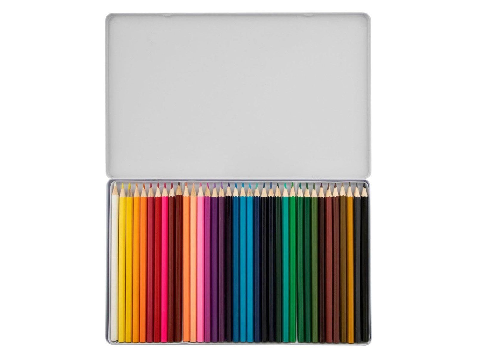 Grafix - Colored pencils in tin box 36 pcs.