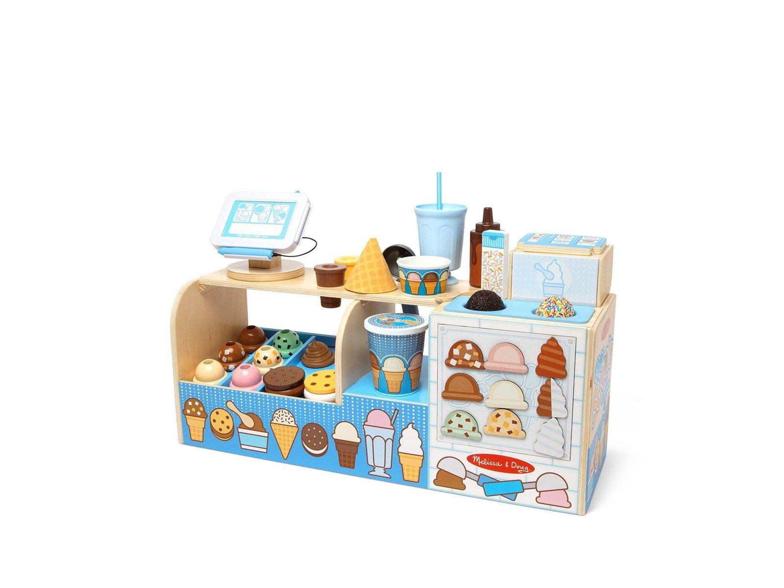 Melissa & Doug Wooden Cool Scoops Ice creamery