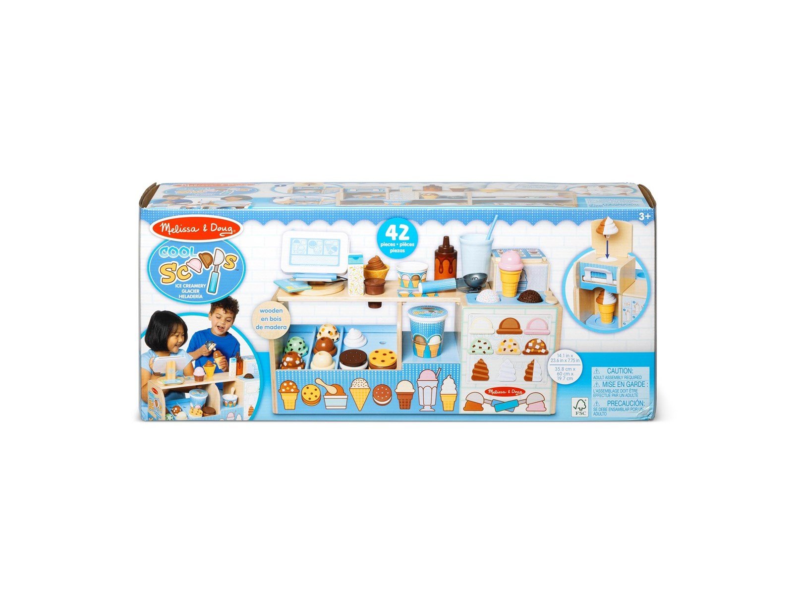 Melissa & Doug Wooden Cool Scoops Ice creamery